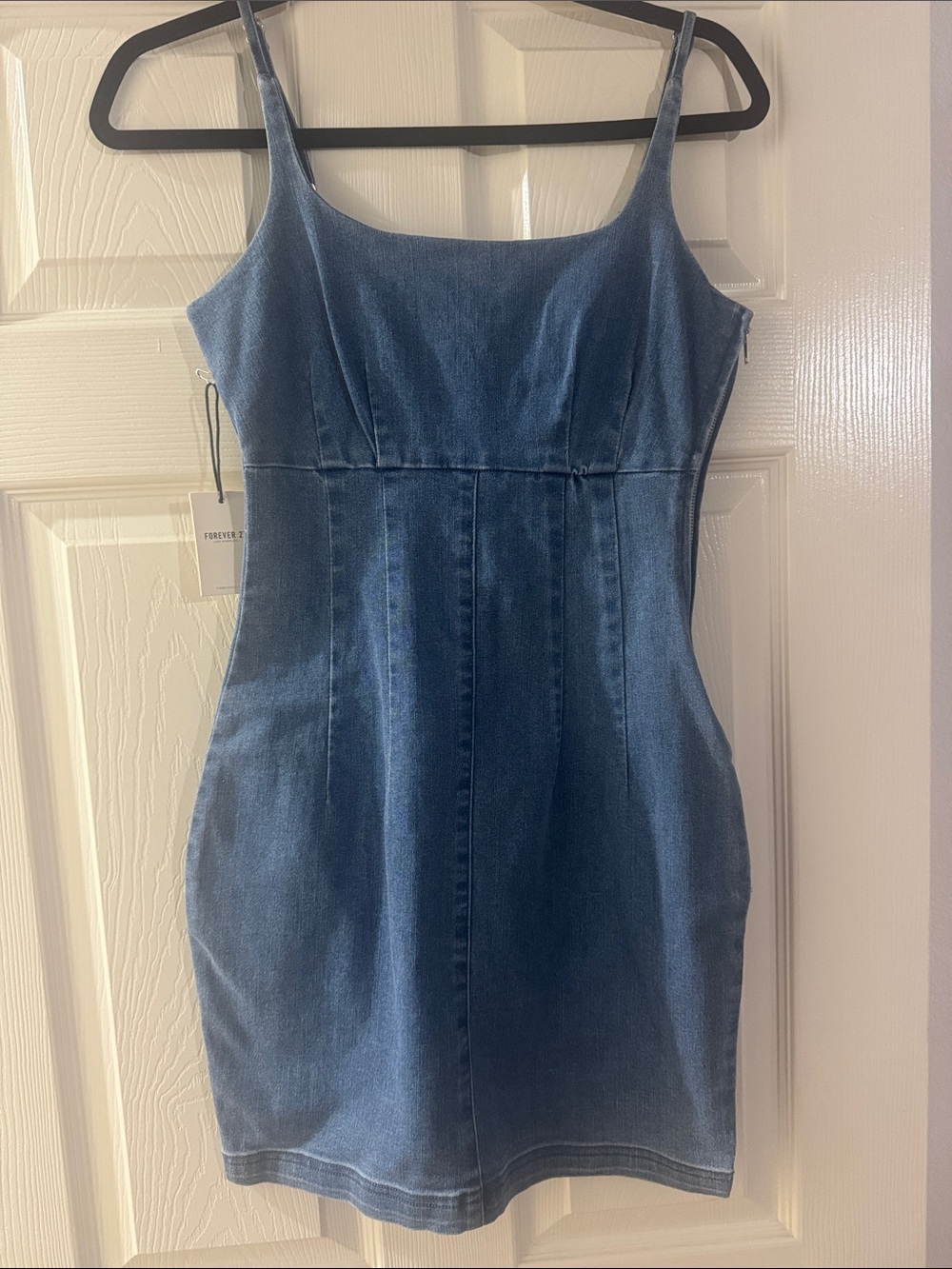 Forever 21 Blue Denim Mini Dress